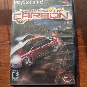 Complete With Manual Need for Speed Carbon Ps2 Game Tested Racing